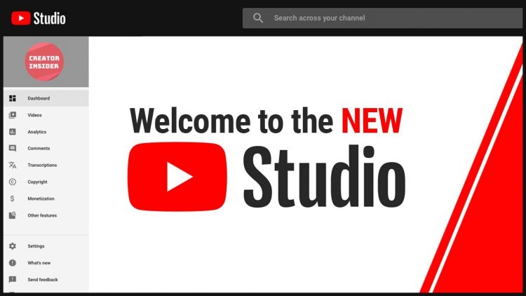 YouTube đã chuyển hoàn toàn từ chế độ YouTube Creator sang YouTube Studio thử nghiệm